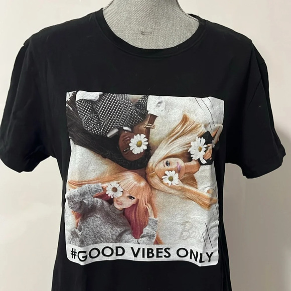 BARBIE Organic Cotton Pajama Long Shirt, Size M - Picture 2 of 6